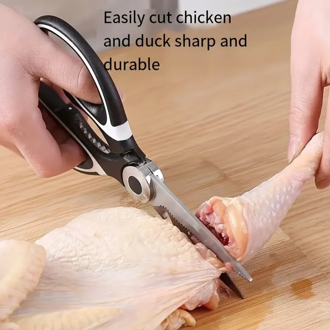 Meal Prep Easy - Multi-Purpose Kitchen Shears with Bone-Cutting Power