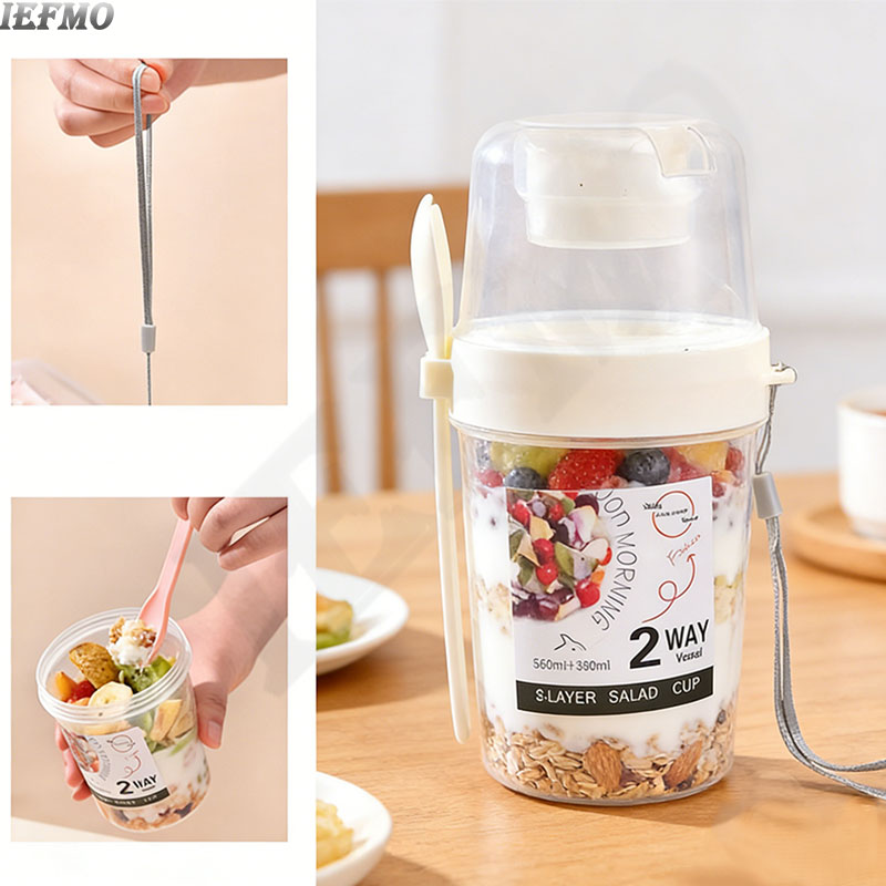 On-the-Go Salad Bowl Set with  - Meal Prep Yogurt Bowl บทวิจารณ์และราคา