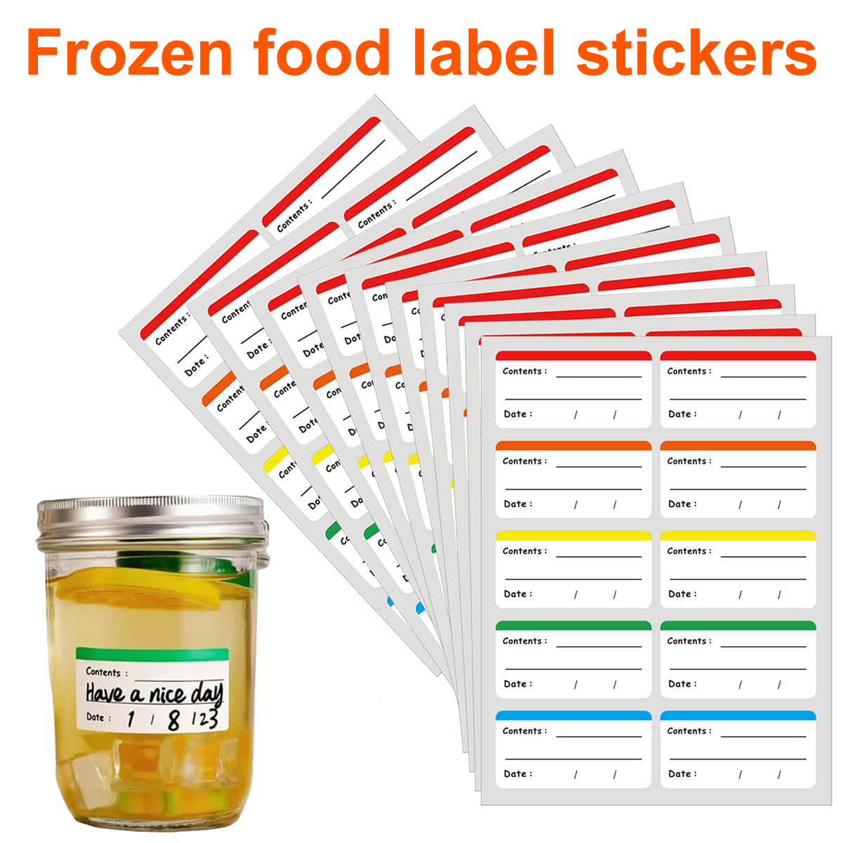 100Pcs Freezer Labels Easy Pee - Meal Prep Easy บทวิจารณ์และราคา
