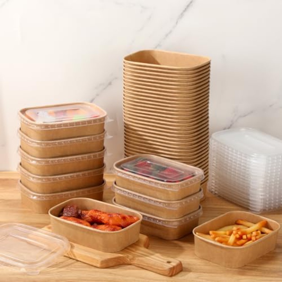50 Pack Disposable Food Contai - Meal Prep Yogurt Bowl บทวิจารณ์และราคา