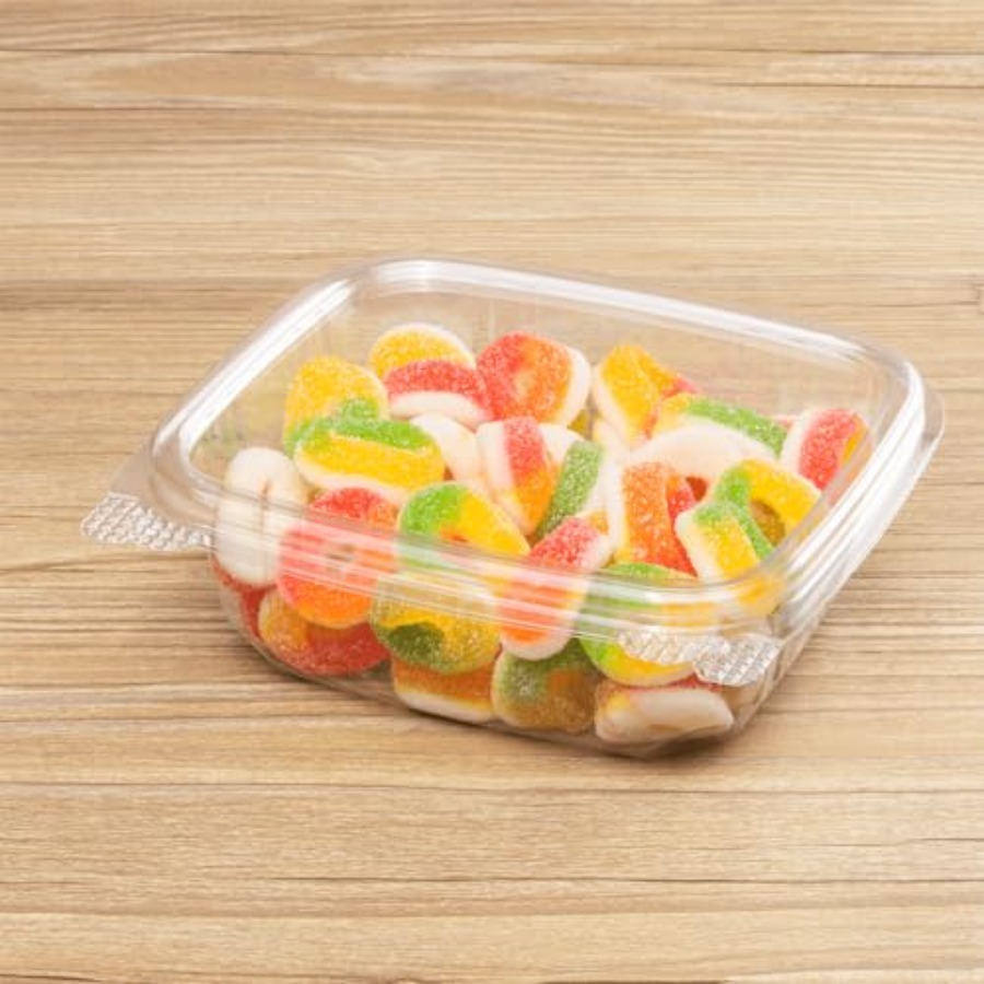 PET Hinged Deli Containers wit - Meal Prep Pasta บทวิจารณ์และราคา