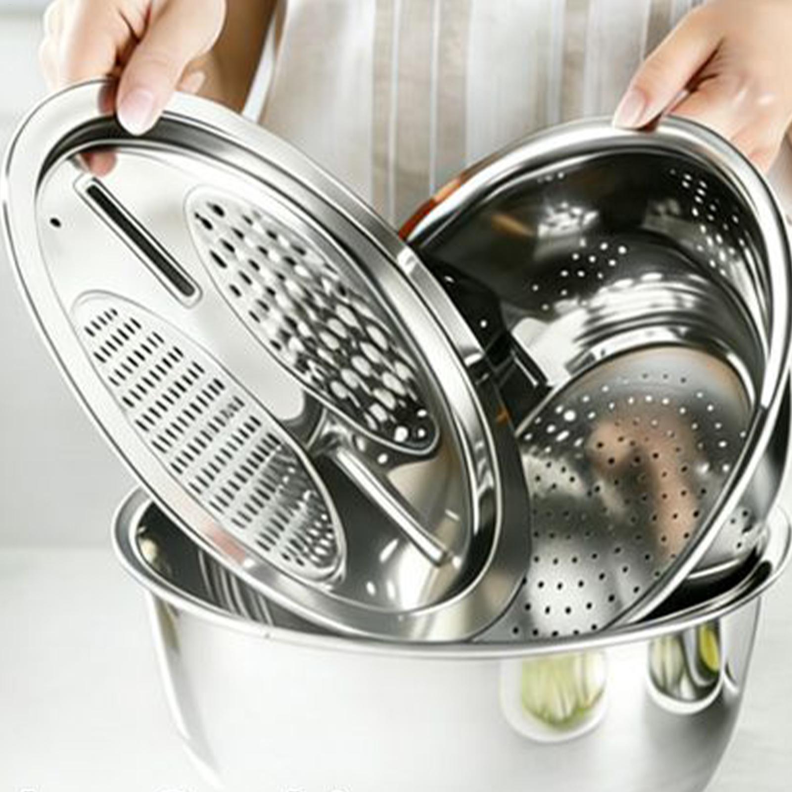 Stainless Steel Colander Strai - Meal Prep Pasta บทวิจารณ์และราคา