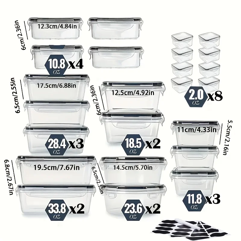 48-Piece Leakproof Food Storag - Meal Prep Easy บทวิจารณ์และราคา