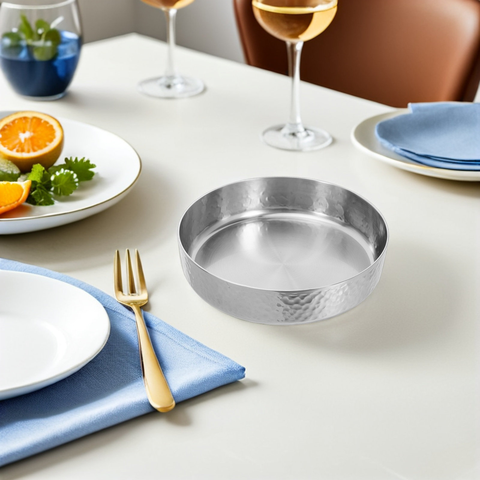 Stainless Steel Hammered Finis - Meal Prep Pasta บทวิจารณ์และราคา