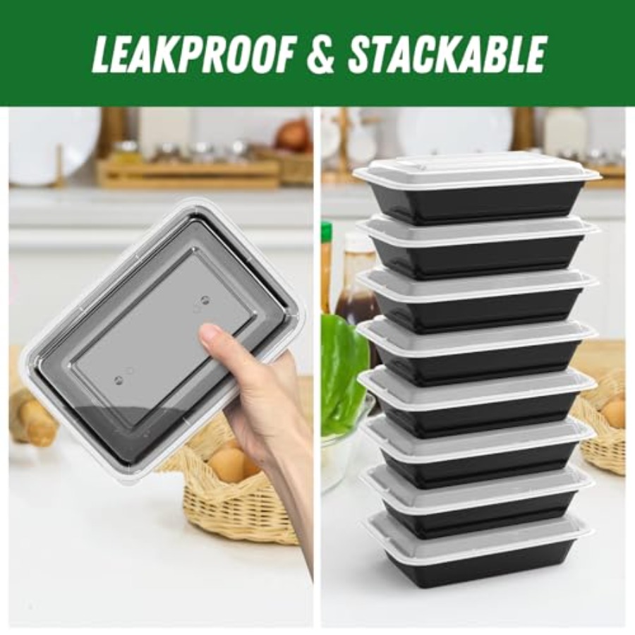 50 Pack 100-Piece 32 oz Meal P - Meal Prep Easy บทวิจารณ์และราคา