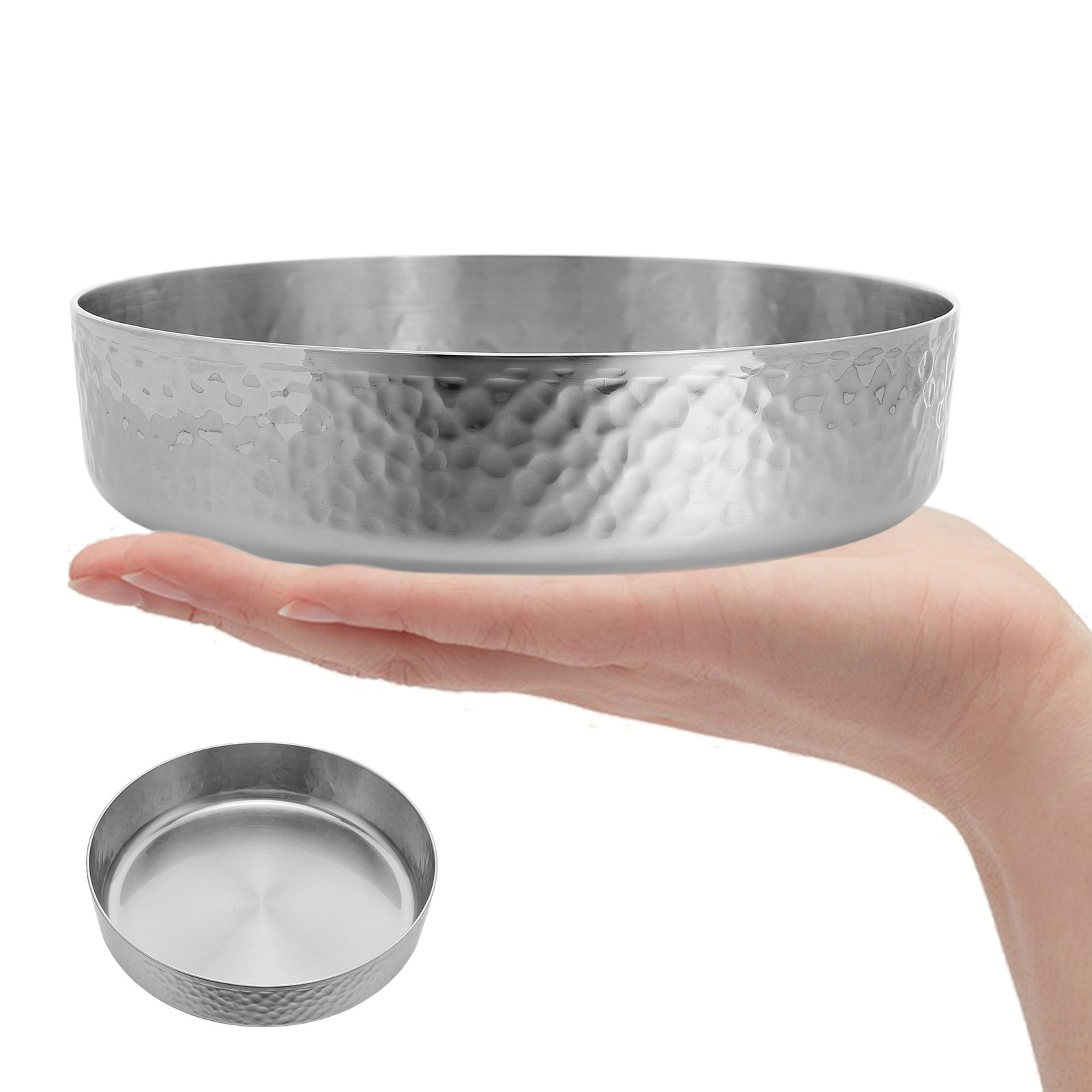 Hammered Finish Stainless Stee - Meal Prep Pasta บทวิจารณ์และราคา