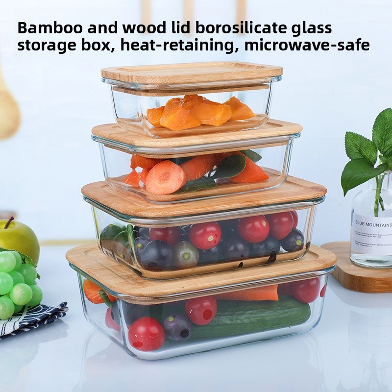 Microwave Safe Glass Lunch Box - Meal Prep Easy บทวิจารณ์และราคา