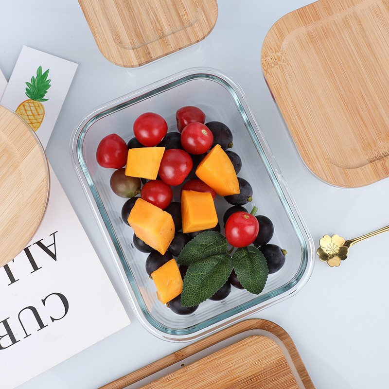 Microwave Safe Glass Lunch Box - Meal Prep Easy บทวิจารณ์และราคา