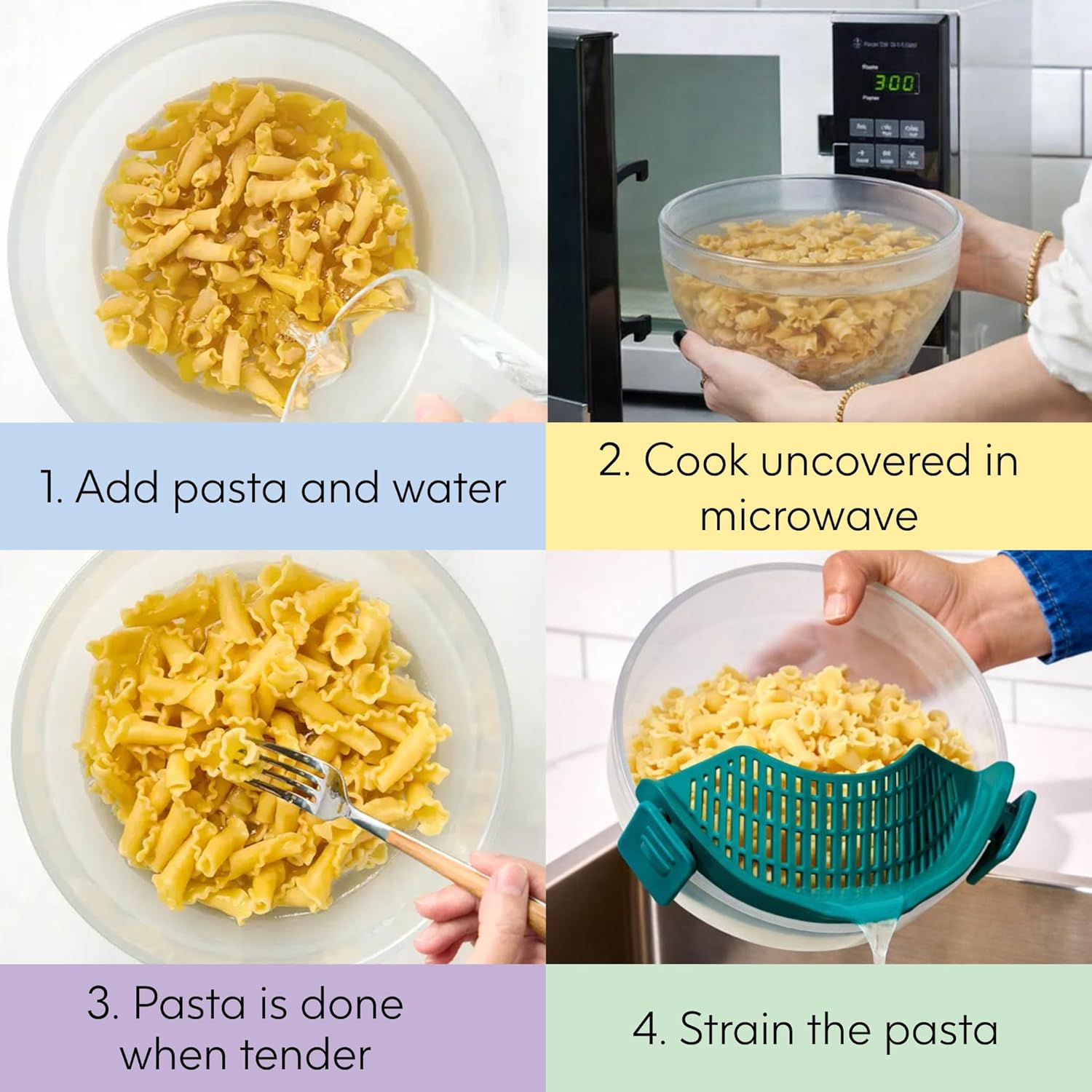 8 Cup Glass Microwave Pasta Co - Meal Prep Pasta บทวิจารณ์และราคา