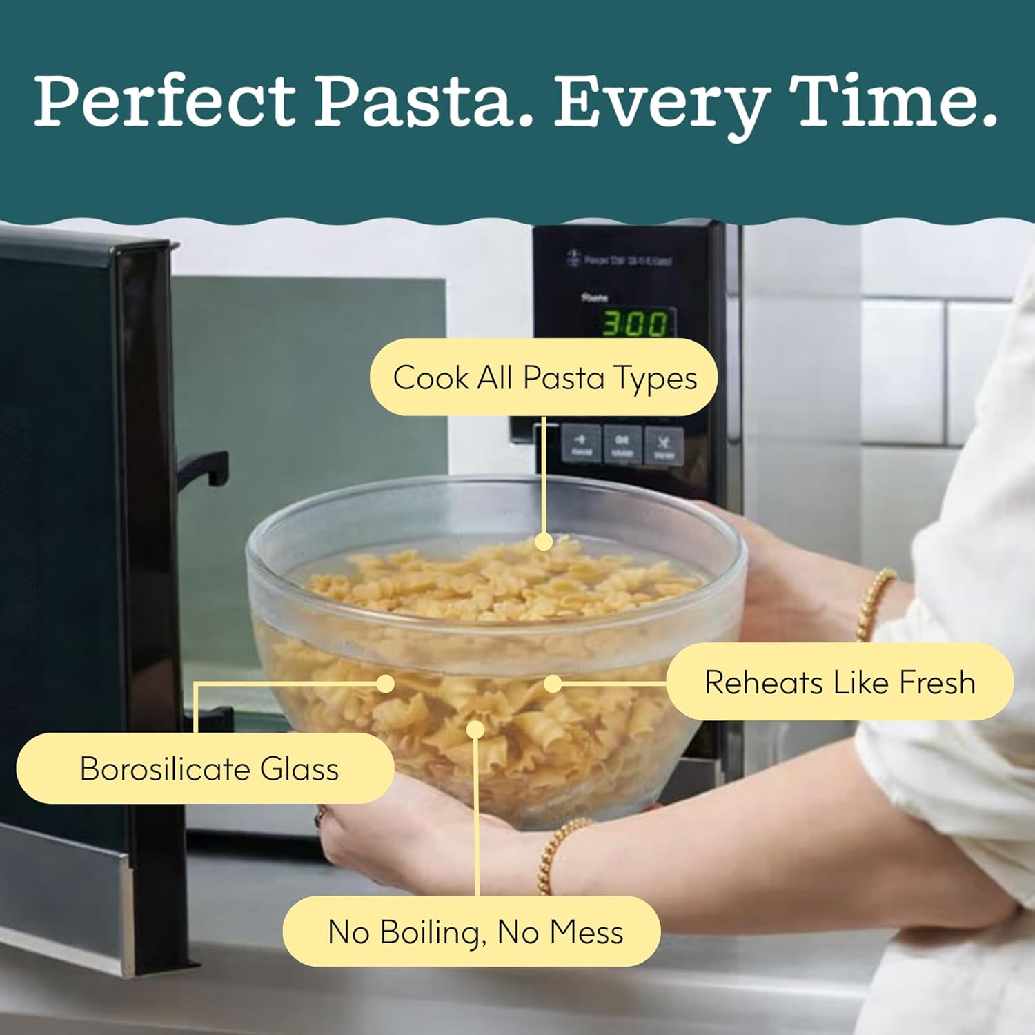 8 Cup Glass Microwave Pasta Co - Meal Prep Pasta บทวิจารณ์และราคา